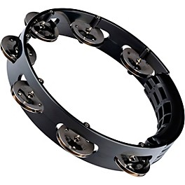 MEINL Headliner Series Tour Tambourine 1 Row 8 in. Black