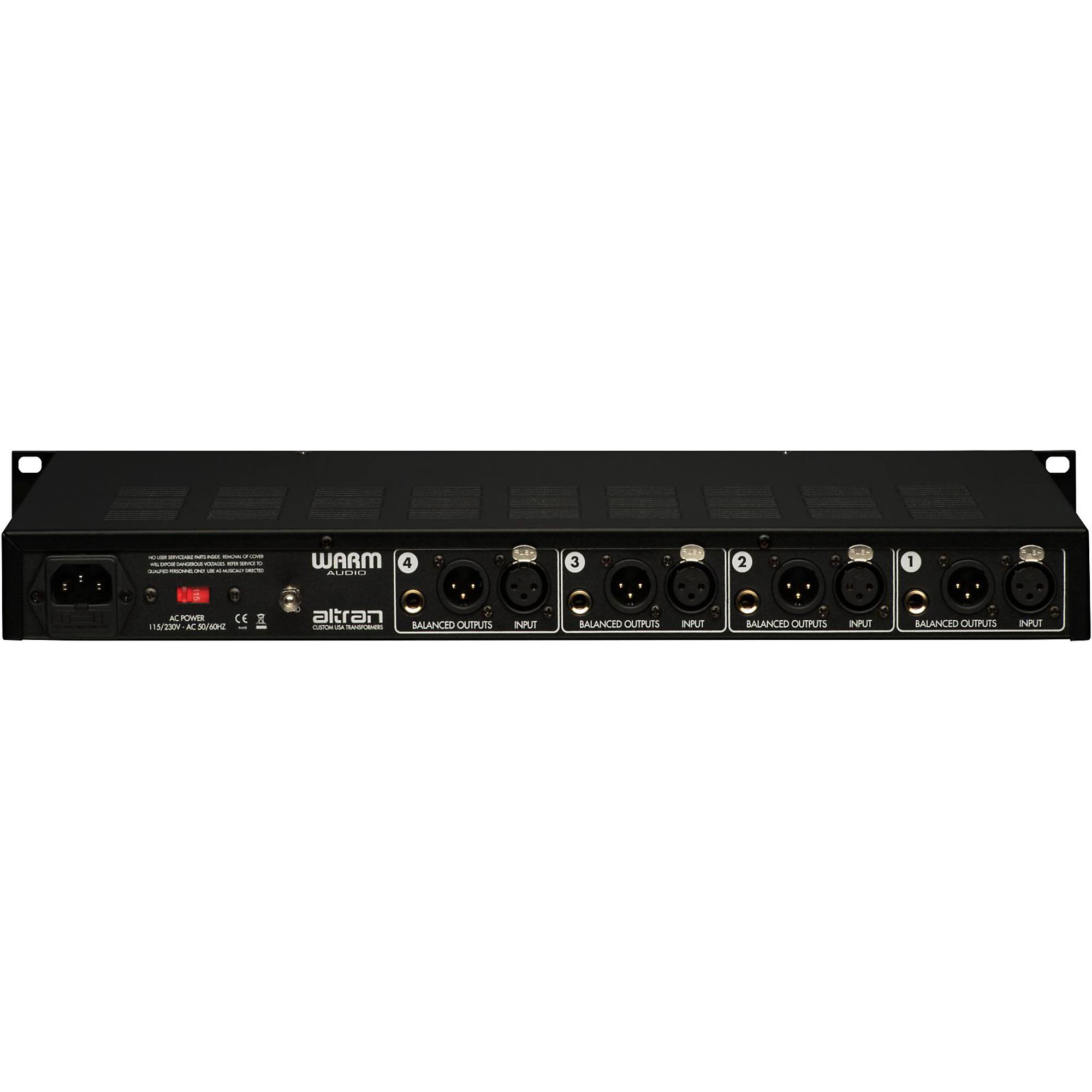 Warm Audio WA-412 - Classic 4-Channel Mic Pre | Guitar Center