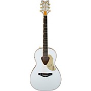 Gretsch Guitars G5021wpe Rancher Penguin Parlor Acoustic-Electric Guitar White for sale