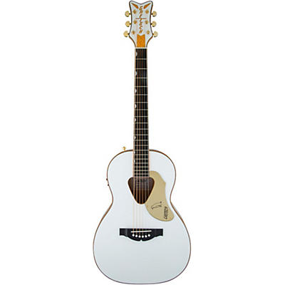 Gretsch Guitars G5021wpe Rancher Penguin Parlor Acoustic-Electric Guitar White for sale