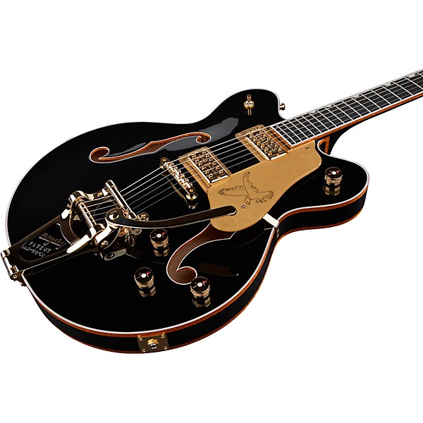 Gretsch Guitars G6636T Players Edition Falcon Center Block Bigsby Semi-Hollow Electric Guitar Black