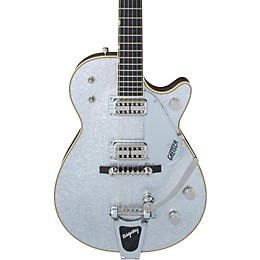 Gretsch Guitars CaseG6129T-59 Vintage Select 59 Silver Jet with Bigsby Silver Sparkle