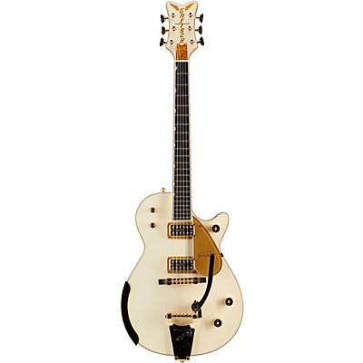 Gretsch Guitars G6134t-58 Vintage Select '58 Penguin With Bigsby Hollowbody Electric Guitar Vintage White for sale
