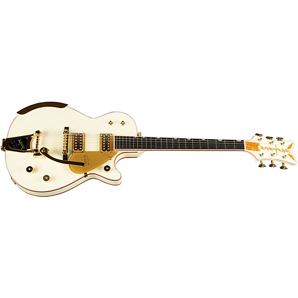 Gretsch Guitars G6134T-58 Vintage Select '58 Penguin With Bigsby Hollowbody Electric Guitar Vintage White