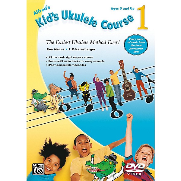Alfred Alfred's Kid's Ukulele Course 1 DVD Beginner