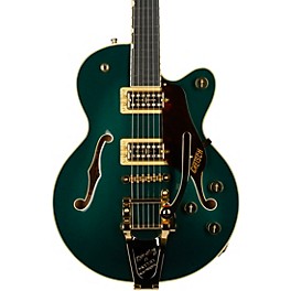 Gretsch Guitars G6659TG Players Edition Broadkaster Jr. Center Block Single-Cut With String-Thru Bigsby and Gold Hardware ...