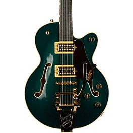 Gretsch Guitars G6659TG Players Edition Broadkaster Jr. Center Block Single-Cut With String-Thru Bigsby and Gold Hardware ...