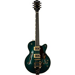 Gretsch Guitars G6659TG Players Edition Broadkaster Jr. Center Block Single-Cut With String-Thru Bigsby and Gold Hardware Cadillac Green