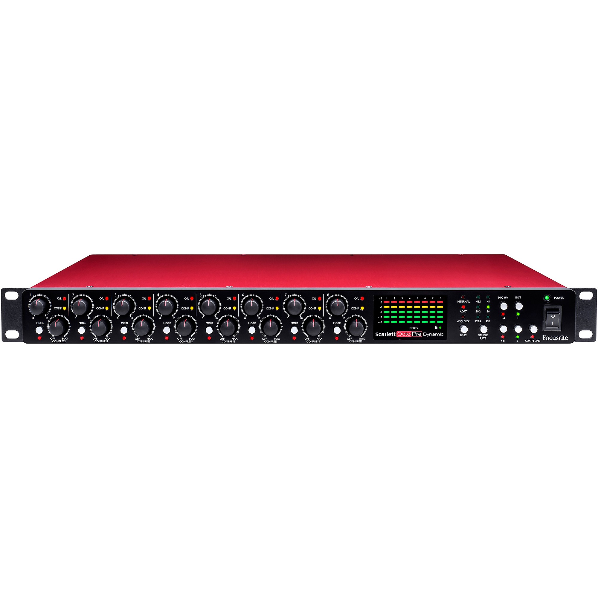 Focusrite Scarlett OctoPre Dynamic 8-Channel Microphone