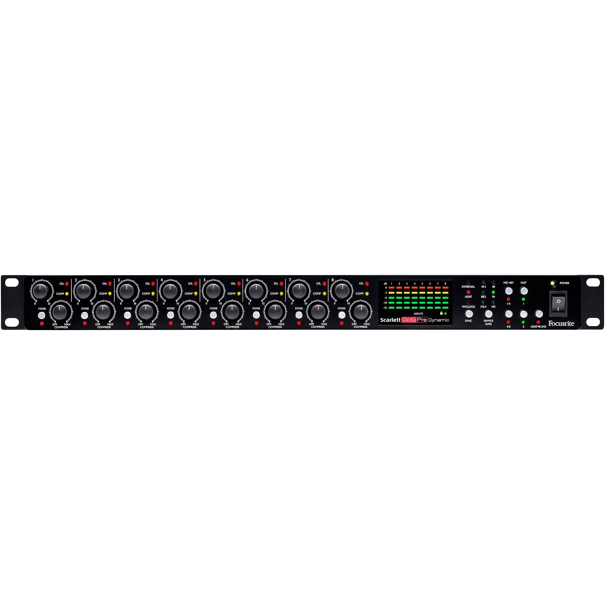 Focusrite Scarlett OctoPre Dynamic 8-Channel Microphone Preamp