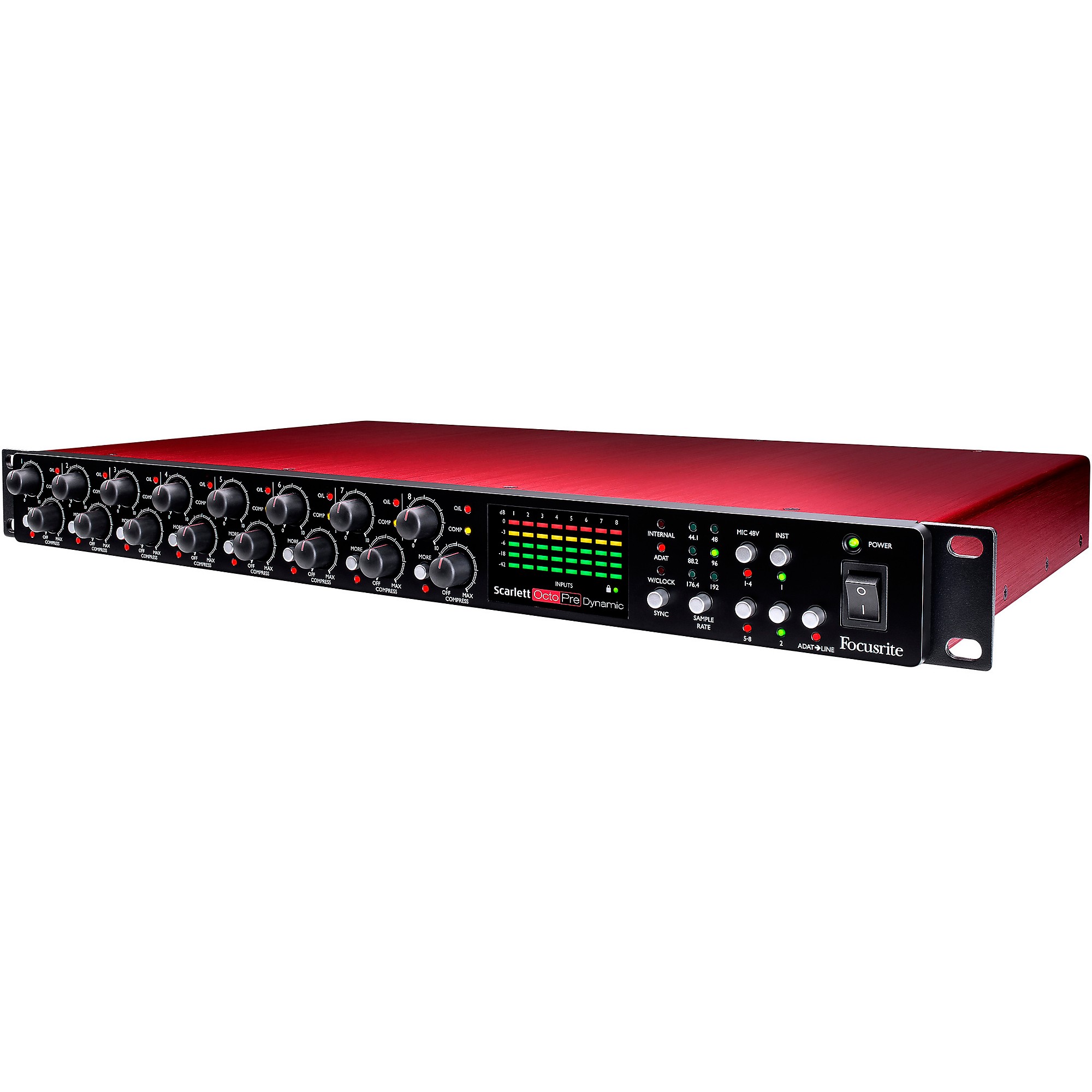 Focusrite Scarlett OctoPre Dynamic 8-Channel Microphone Preamp