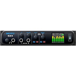 Open Box MOTU 624 Thunderbolt / USB3 / AVB Ethernet audio interface with DSP and mixing Level 1