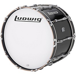 Ludwig Ultimate Marching Bass Drum - Black 28 in. Ludwig Ultimate Marching Bass Drum - Black 16 in.