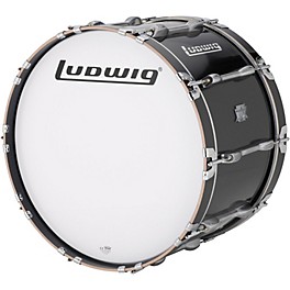 Open Box Ludwig Ultimate Marching Bass Drum - Black Level 1 18 in.