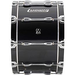 Ludwig Ultimate Marching Bass Drum - Black 32 in.