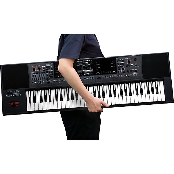 Open Box Roland E-A7 ARRANGER KEYBOARD Level 2 Black 197881072308