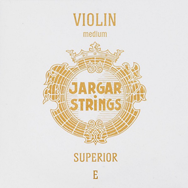 Jargar Superior Series Tin Plated Violin E String 4/4 Size, Medium