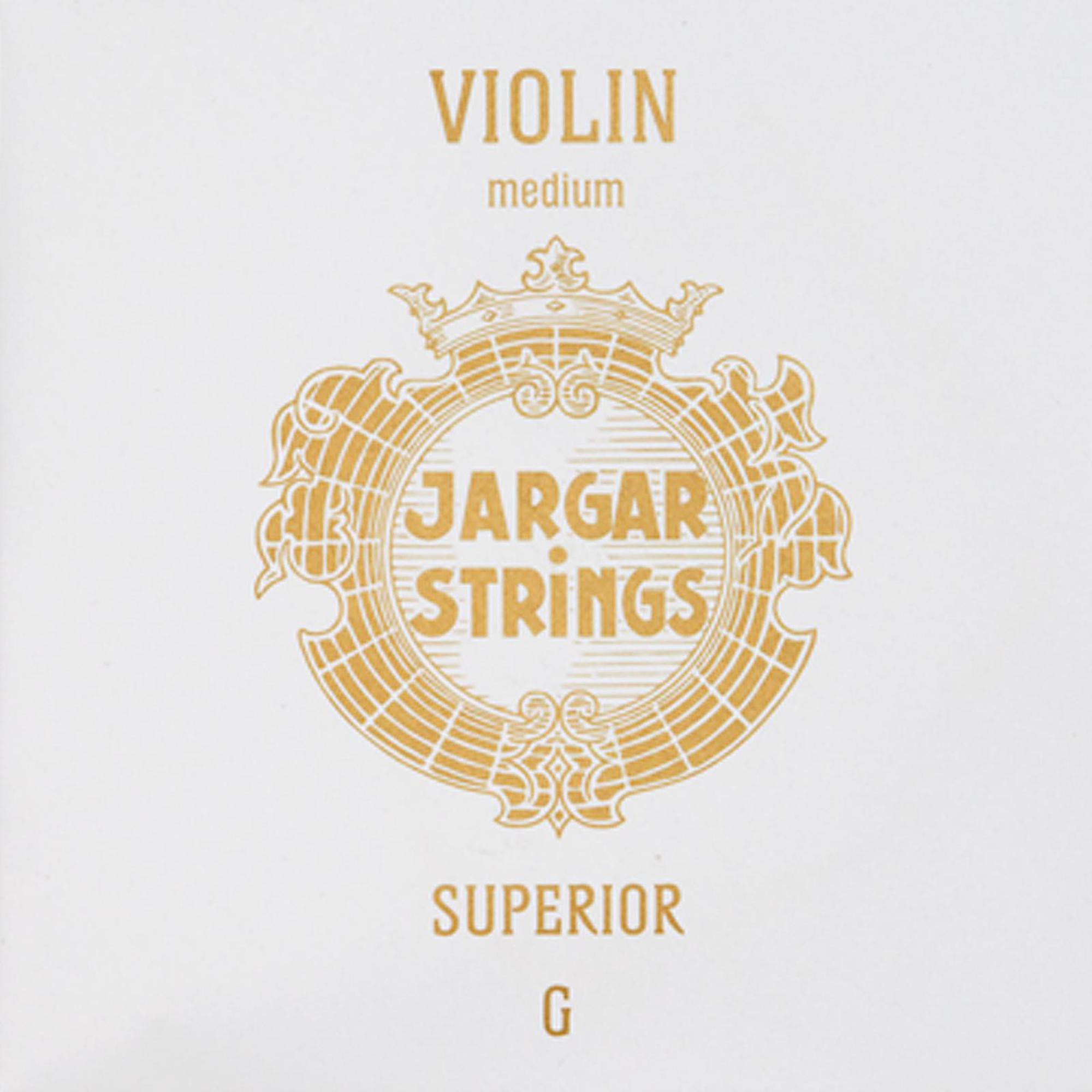 Jargar 4/4 Violin String Set Medium with Ball-End E