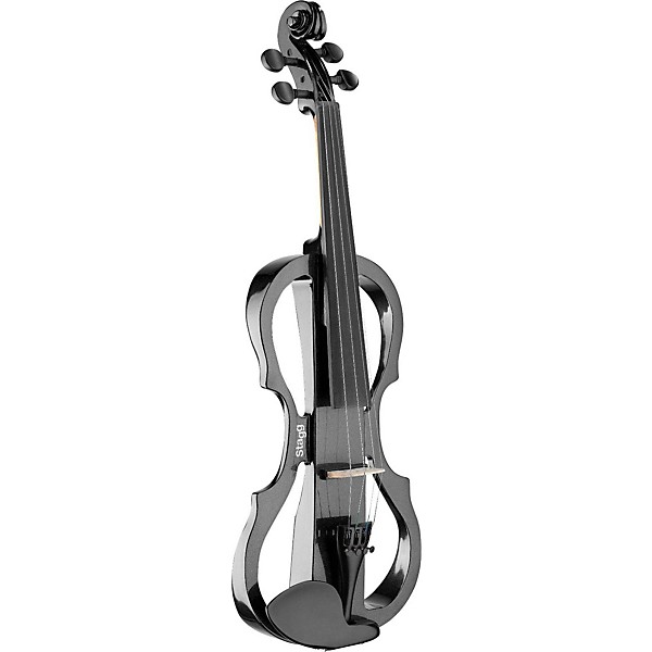 Stagg EVN X-4/4 Series Electric Violin Outfit Metallic Black