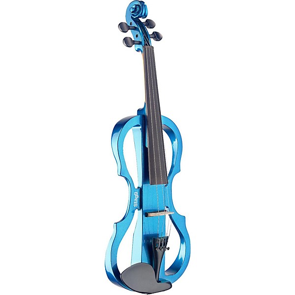 Stagg EVN X-4/4 Series Electric Violin Outfit Metallic Blue