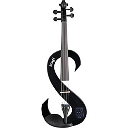 Stagg EVN 44 Series Electric Violin Outfit 4/4 Metallic Black Stagg EVN 44 Series Electric Violin Outfit 4/4 Black