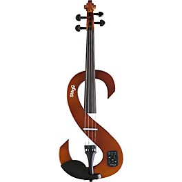 Stagg EVN 44 Series Electric Violin Outfit 4/4 Metallic Black Stagg EVN 44 Series Electric Violin Outfit 4/4 Violin Brown