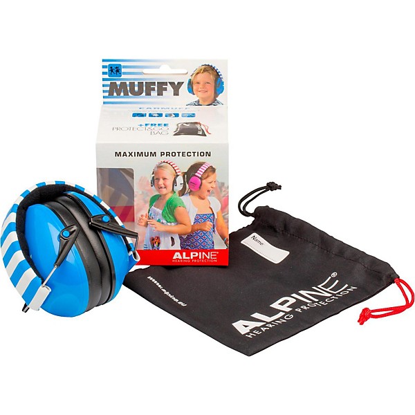 Alpine Hearing Protection (ea) Earmuffs for kids (Blue)