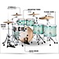 Mapex Armory Series Exotic Studioease Shell Pack With Fast Toms Ultramarine Gloss
