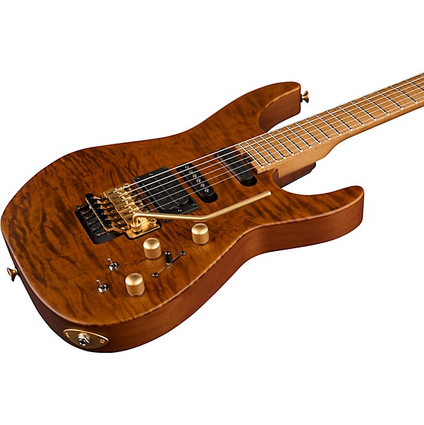 Jackson USA Signature Phil Collen PC1 Electric Guitar Satin Transparent Amber