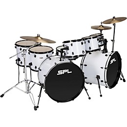 Sound Percussion Labs UNITY 8-Piece Double Bass Drum Shell Pack White