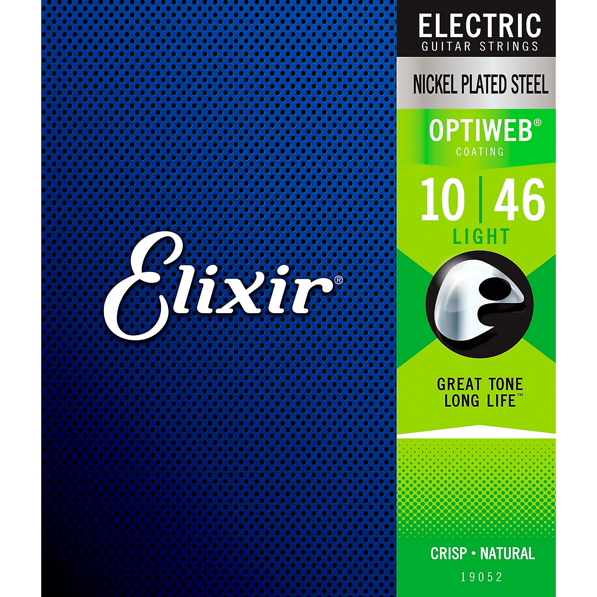 Elixir Electric Guitar Strings With OPTIWEB Coating Light .010