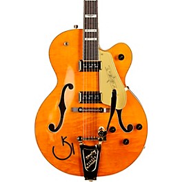 Gretsch Guitars G6609TFM Players Edition Broadkaster Center Block Electric Guitar With String-Thru Bigsby and Flame Maple ...