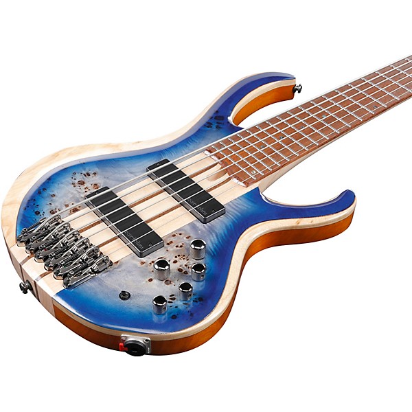 Ibanez BTB846 6-String Electric Bass Guitar Cerulean Blue Burst Low Gloss