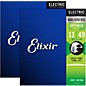 Elixir Electric Guitar Strings with OPTIWEB Coating, Medium (.011-.049) - 2 Pack thumbnail