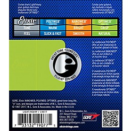 Elixir Electric Guitar Strings with OPTIWEB Coating, Light/Heavy (.010-.052) - 2 Pack