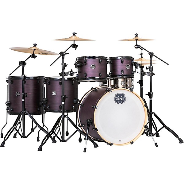Open Box Mapex Armory Series Exotic Studioease Shell Pack Level 1 Purple Haze Satin