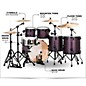Open Box Mapex Armory Series Exotic Studioease Shell Pack Level 1 Purple Haze Satin