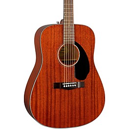 Fender Classic Design Series CD-60S All-Mahogany Dreadnought Acoustic Guitar Natural