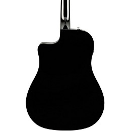 Fender Classic Design Series CD-60SCE Cutaway Dreadnought Acoustic-Electric Guitar Black