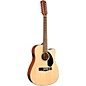 Fender Classic Design Series CD-60SCE-12 Cutaway Dreadnought 12-String Acoustic-Electric Guitar Natural