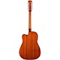 Fender Classic Design Series CD-60SCE-12 Cutaway Dreadnought 12-String Acoustic-Electric Guitar Natural