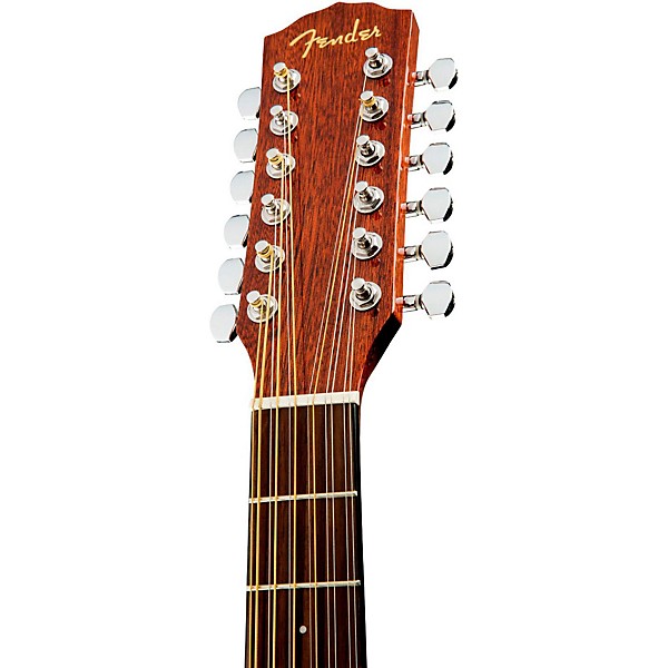 Fender Classic Design Series CD-60SCE-12 Cutaway Dreadnought 12-String Acoustic-Electric Guitar Natural