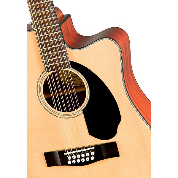 Fender Classic Design Series CD-60SCE-12 Cutaway Dreadnought 12-String Acoustic-Electric Guitar Natural