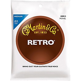 Martin Retro Acoustic Guitar Strings Medium Gauge