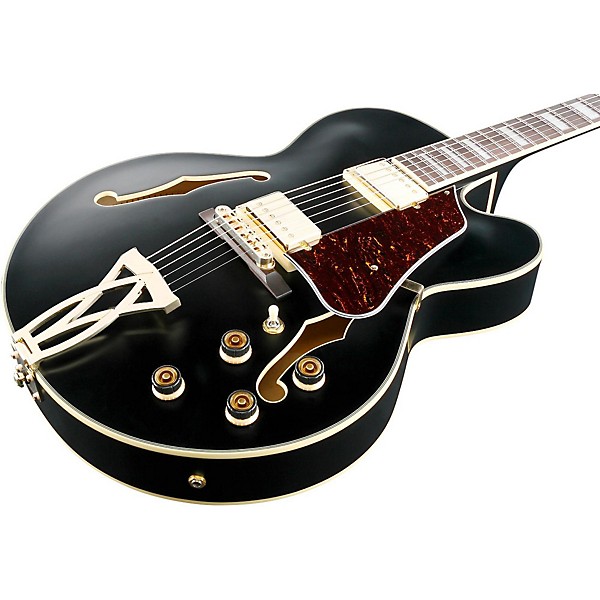 Ibanez Artcore Series AF75G Hollowbody Electric Guitar Flat Black