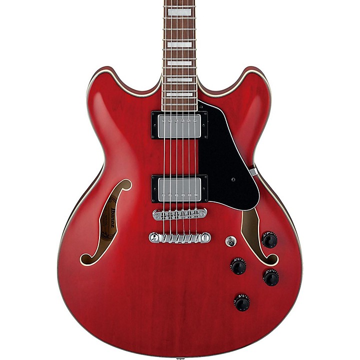 Ibanez Artcore Series AS73 Semi-Hollowbody Electric Guitar Transparent  Cherry | Guitar Center