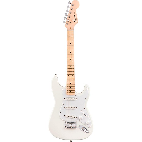 Squier Mini Stratocaster Maple Fingerboard Electric Guitar Olympic White