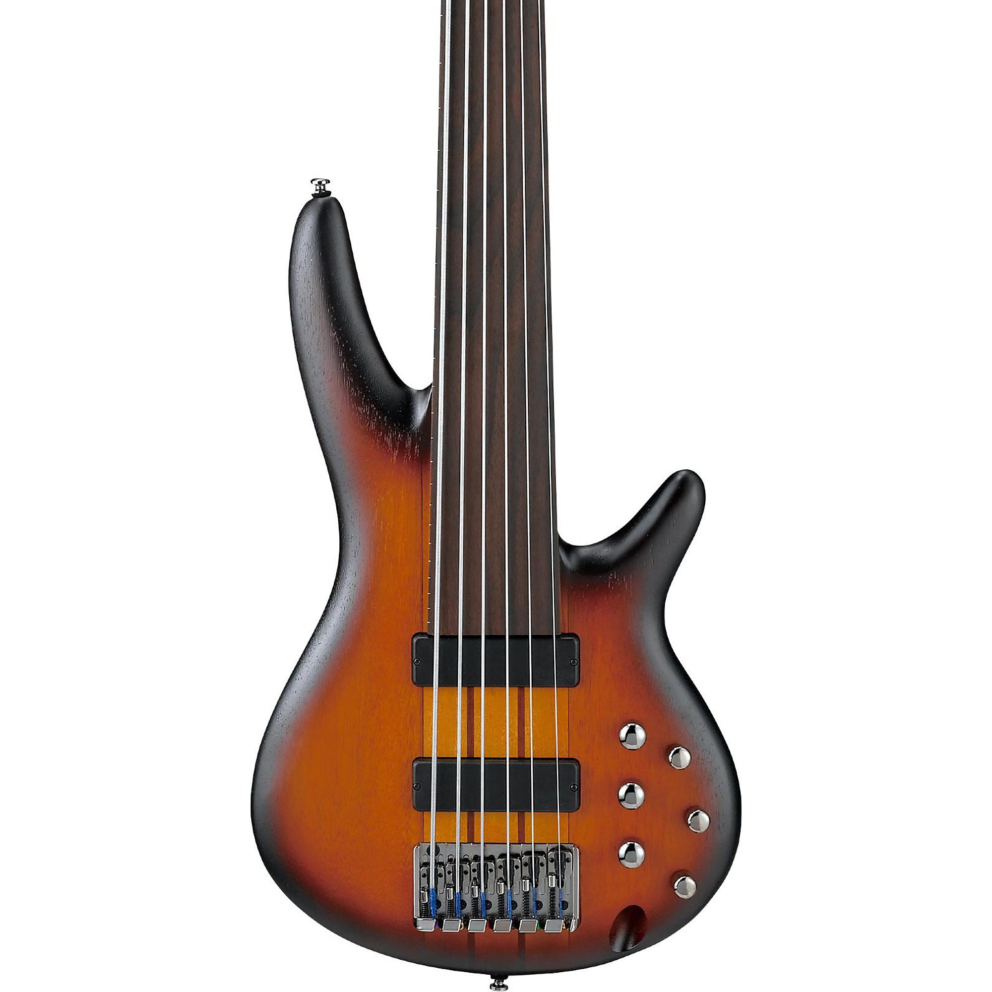 Ibanez Bass Workshop SRF706 6-String Electric Bass Flat Brown