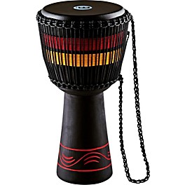 MEINL African Style Fire Rhythm Series Rope Tun... MEINL African Style Fire Rhythm Series Rope Tuned Wood Djembe 12 in. Black