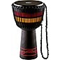 MEINL African Style Fire Rhythm Series Rope Tuned Wood Djembe 13 in. Black thumbnail